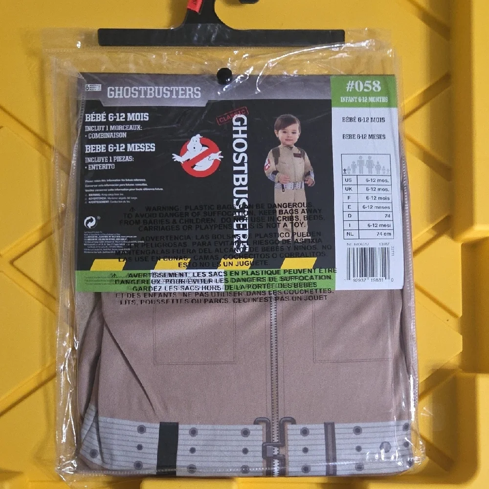 Ghostbusters Infant Costume - Tan
